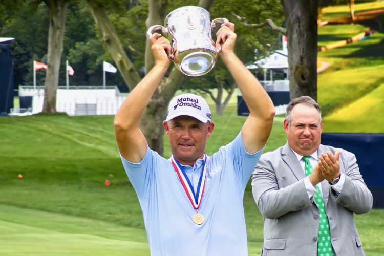 Harrington secured third U.S. Senior Open title